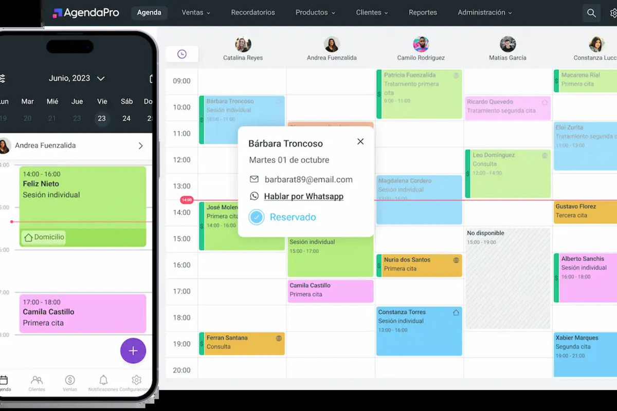 Plataforma AgendaPro: agenda y gestión para servicios